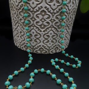 Amazonite Hydro Quartz Glasses Chain