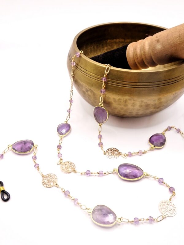 Amethyst Glasses Chain