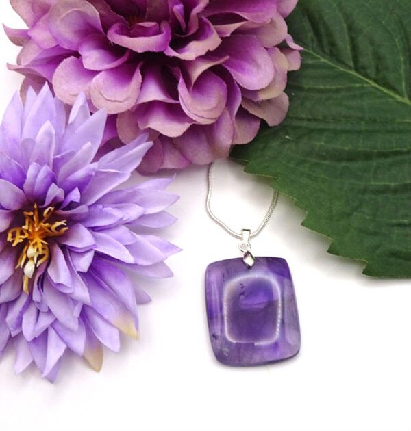 Amethyst Pendant Necklace