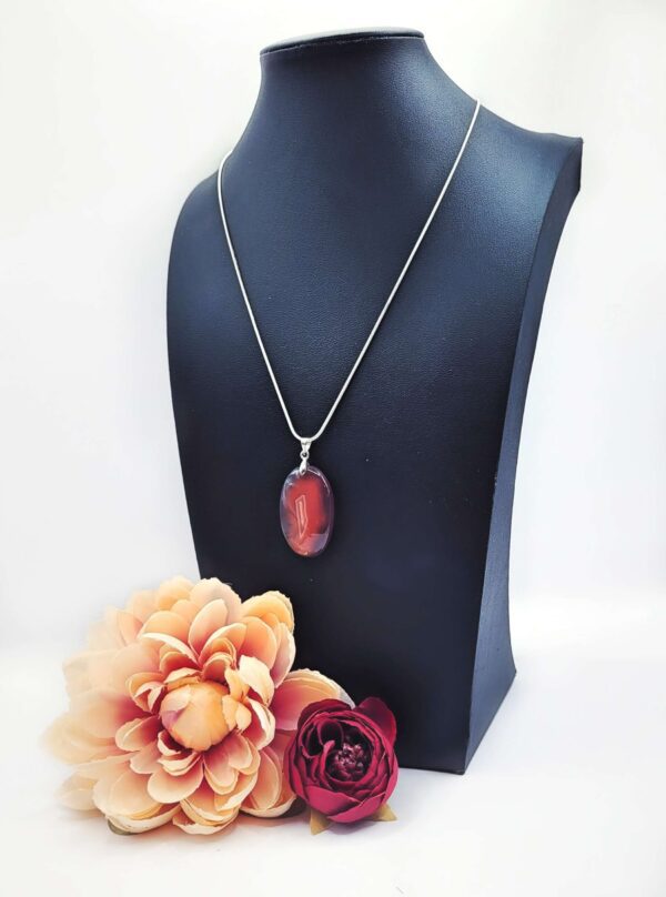 Botswana Agate Pendant Necklace