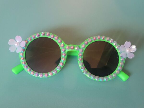 Kids Glam Flower Sunglasses