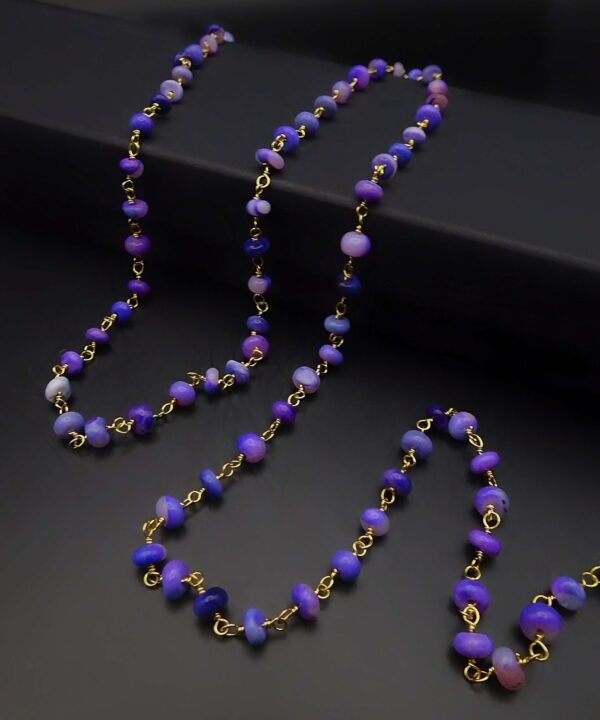 Lavender Opal Glasses Chain