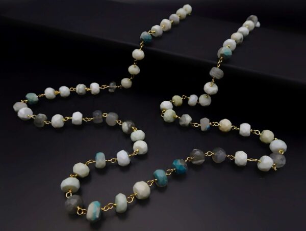 Peruvian Blue Opal Glasses Chain